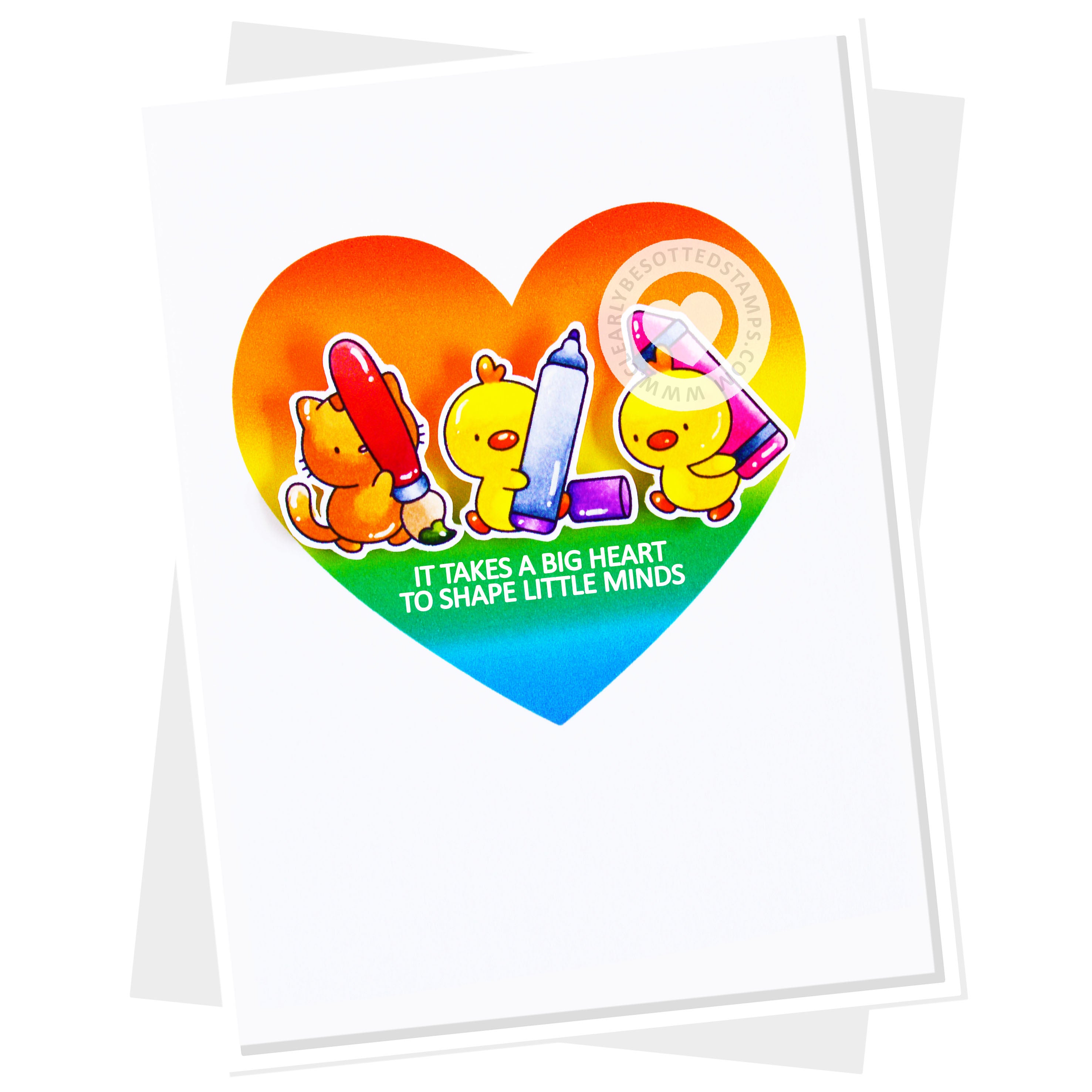 Small Scribbles Clearly Besotted Stamps