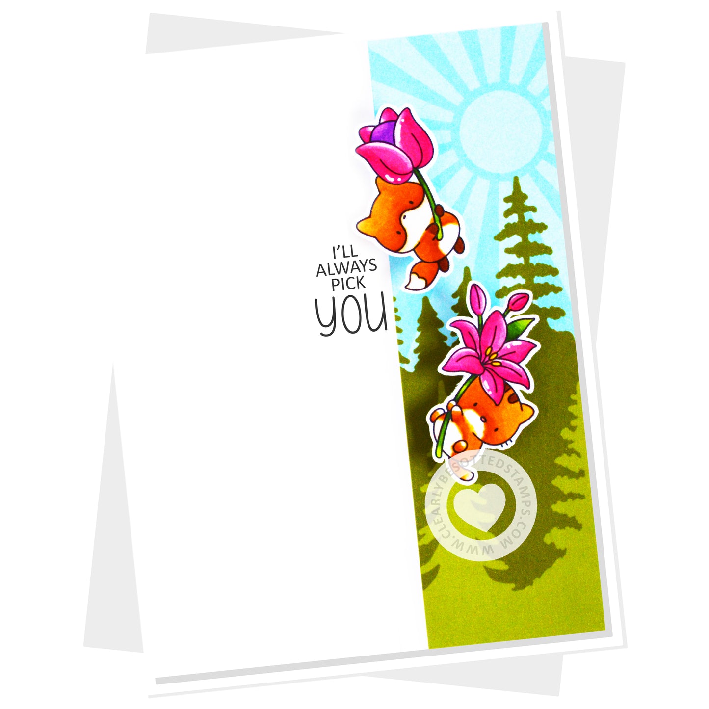 Festive Forest Stencil