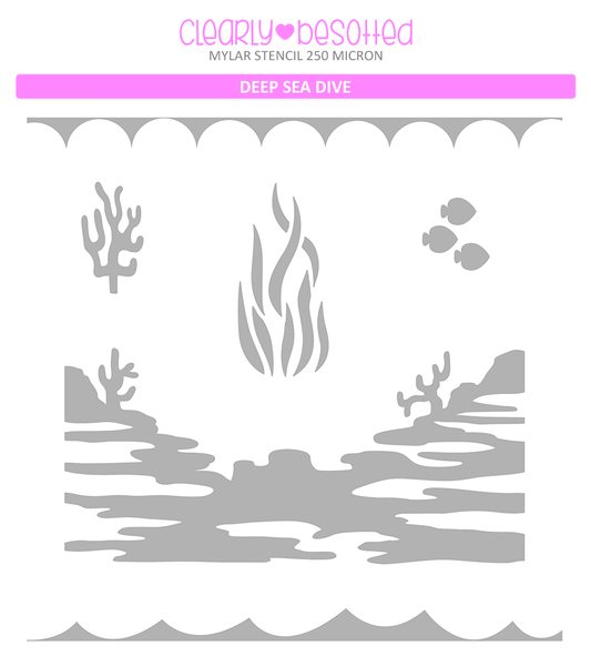 Deep Sea Dive Stencil
