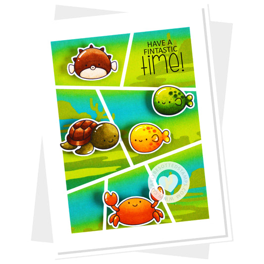 Deep Sea Dive Stencil