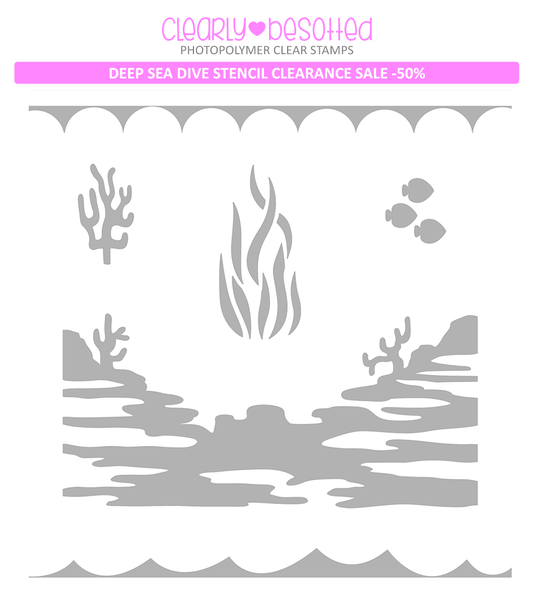 Deep Sea Dive Stencil