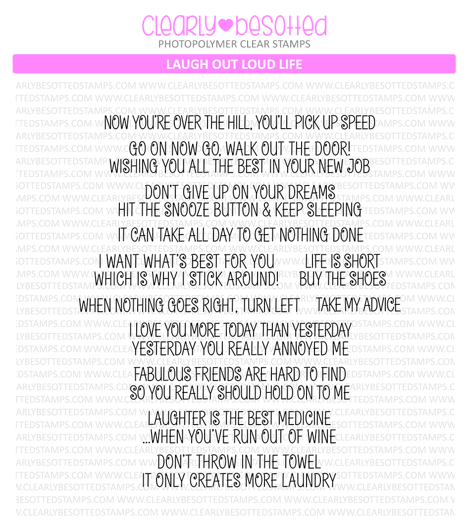 Kyle　ラストクロップス TONGUE LAUGH-OUT SERIES Laugh Out Loud Life – Clearly Besotted Stamps