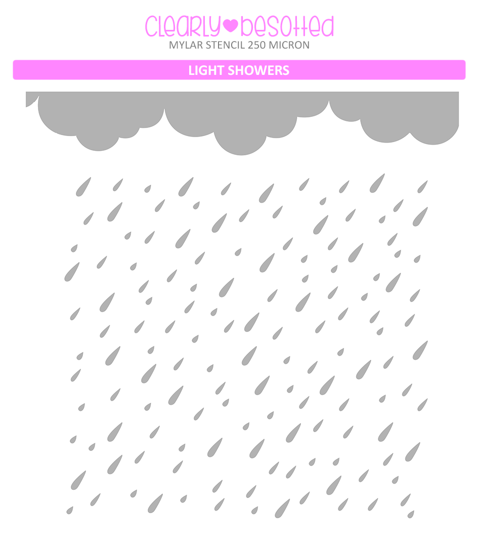 Light Showers Stencil