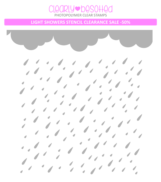 Light Showers Stencil