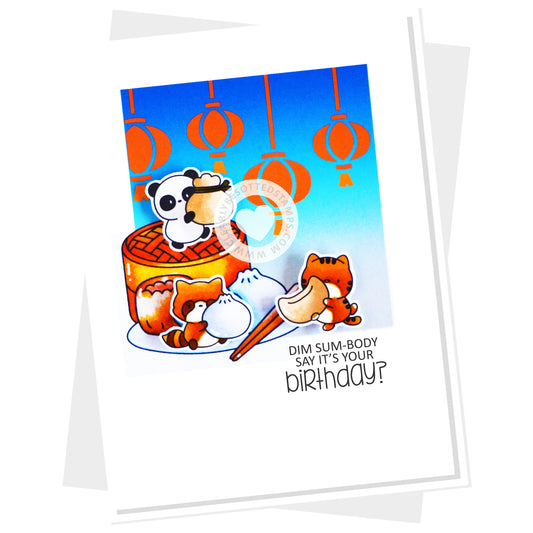 Lunar Lanterns Stencil