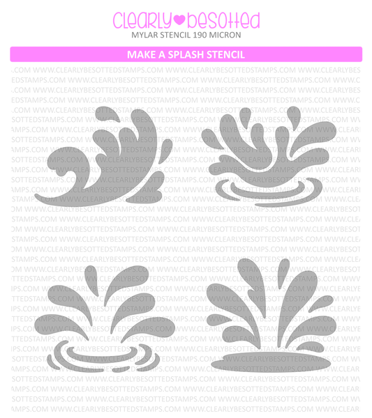 Make A Splash Stencil