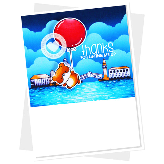 In The Clouds Stencil