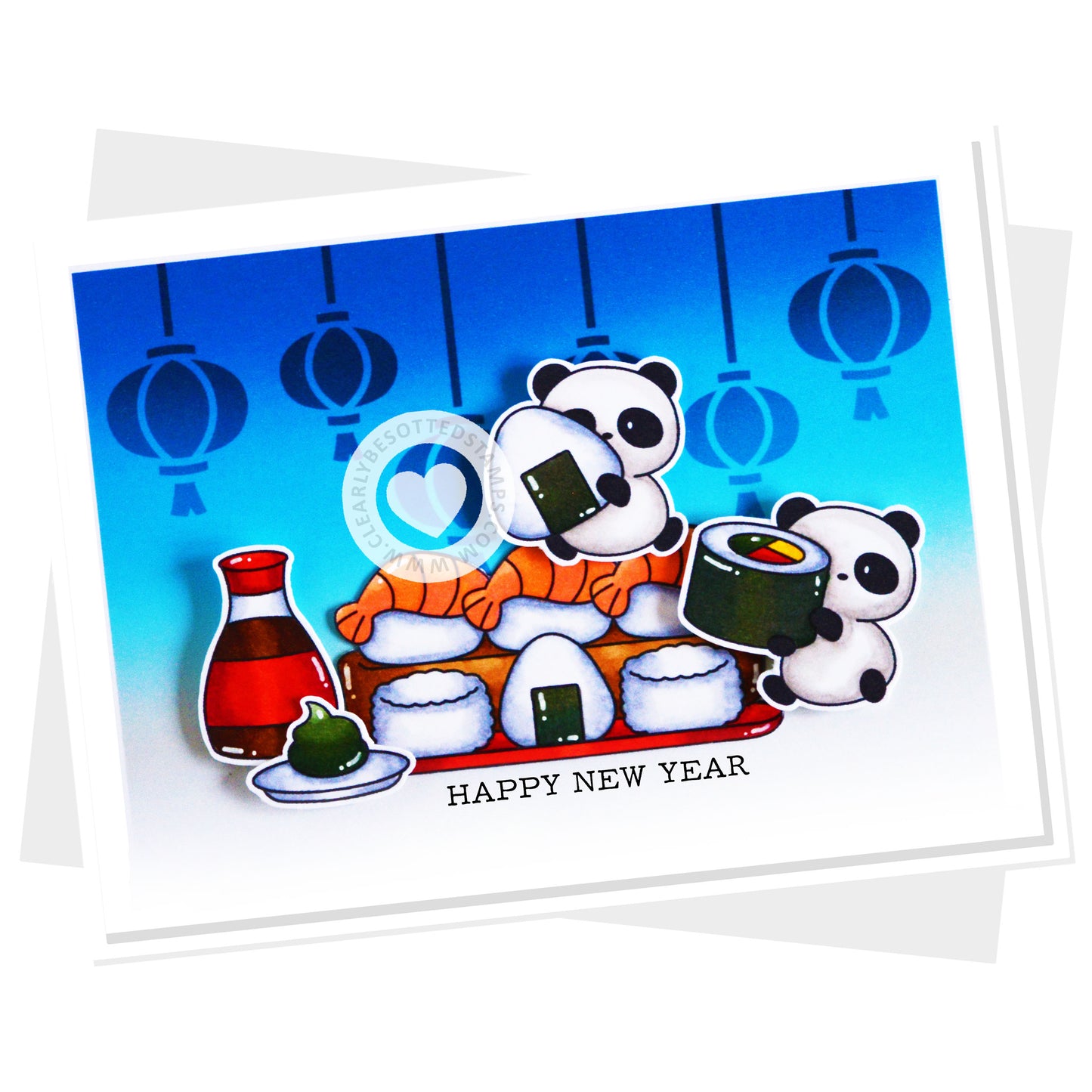 Lunar Lanterns Stencil