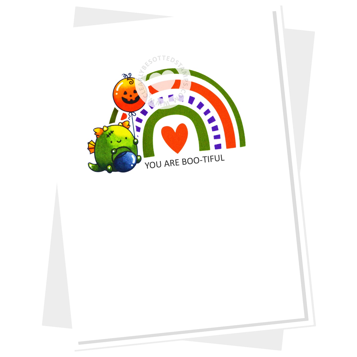 Rainbow Love Stencil