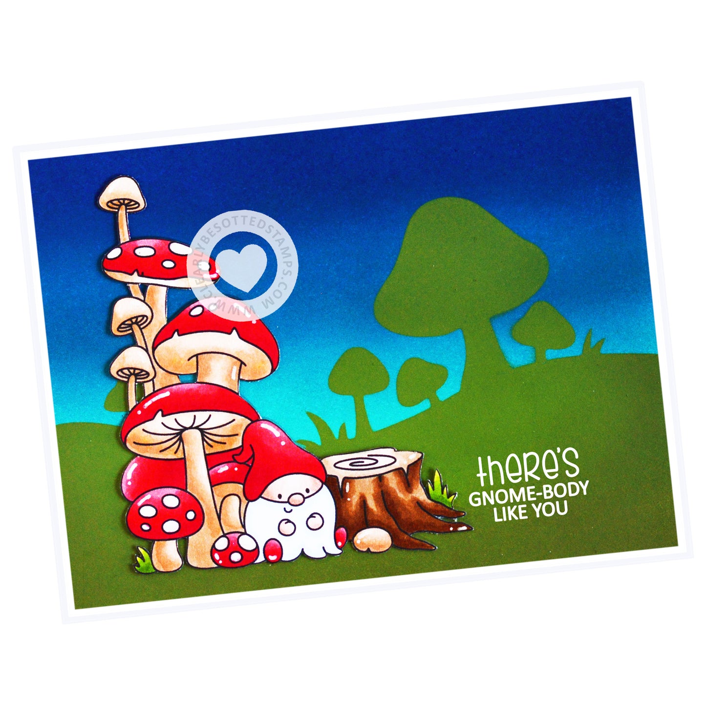So Mushroom Stencil