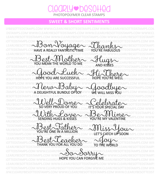Sweet & Short Sentiments