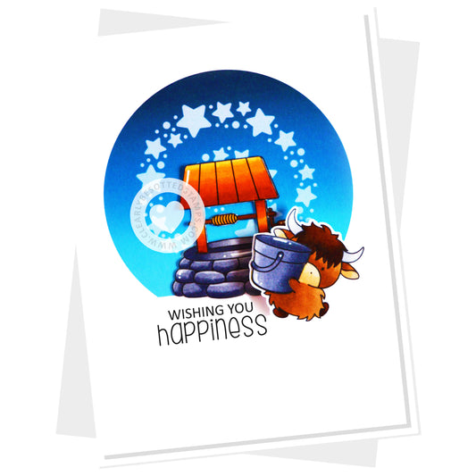 Swirling Stars Stencil