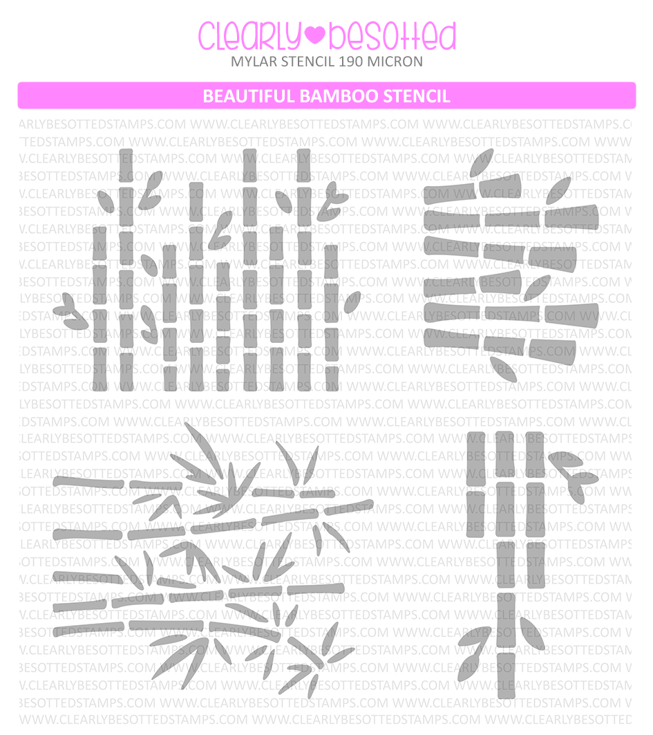 Beautiful Bamboo Stencil
