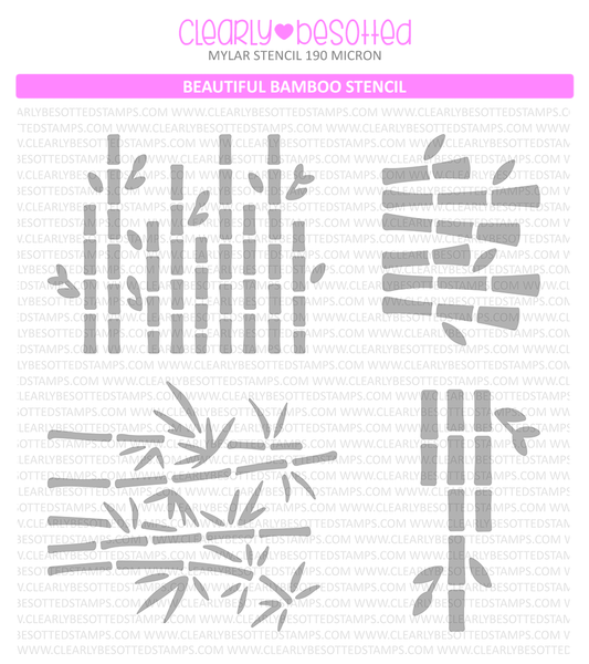 Beautiful Bamboo Stencil