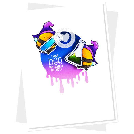 Splattered Shapes Stencil