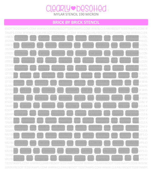 Brick By Brick Stencil
