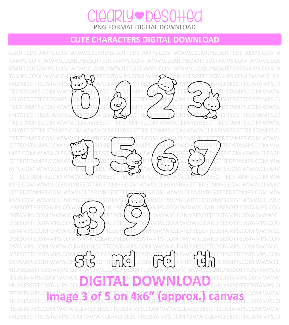 Cute Characters **Digital Download**