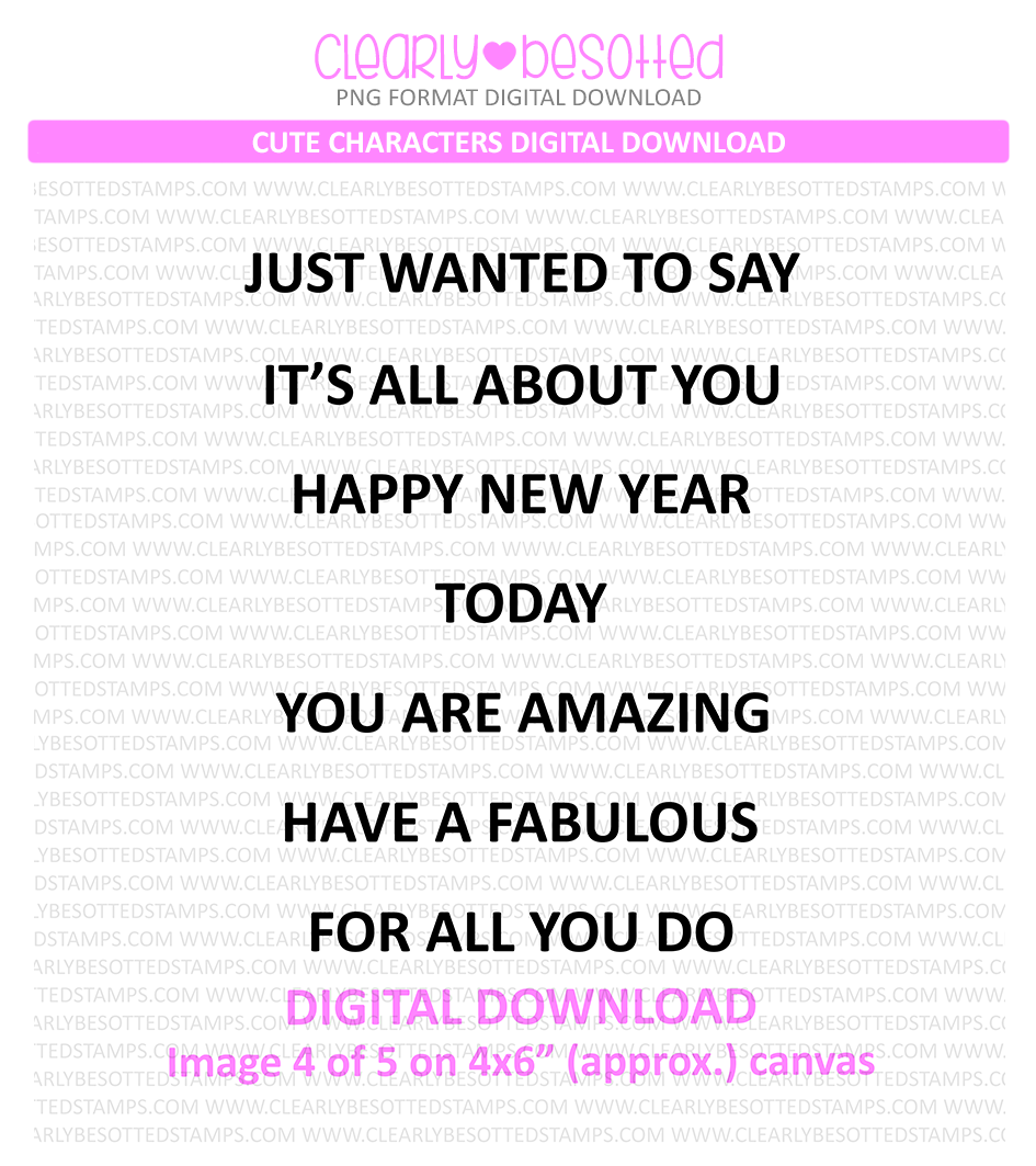 Cute Characters **Digital Download**