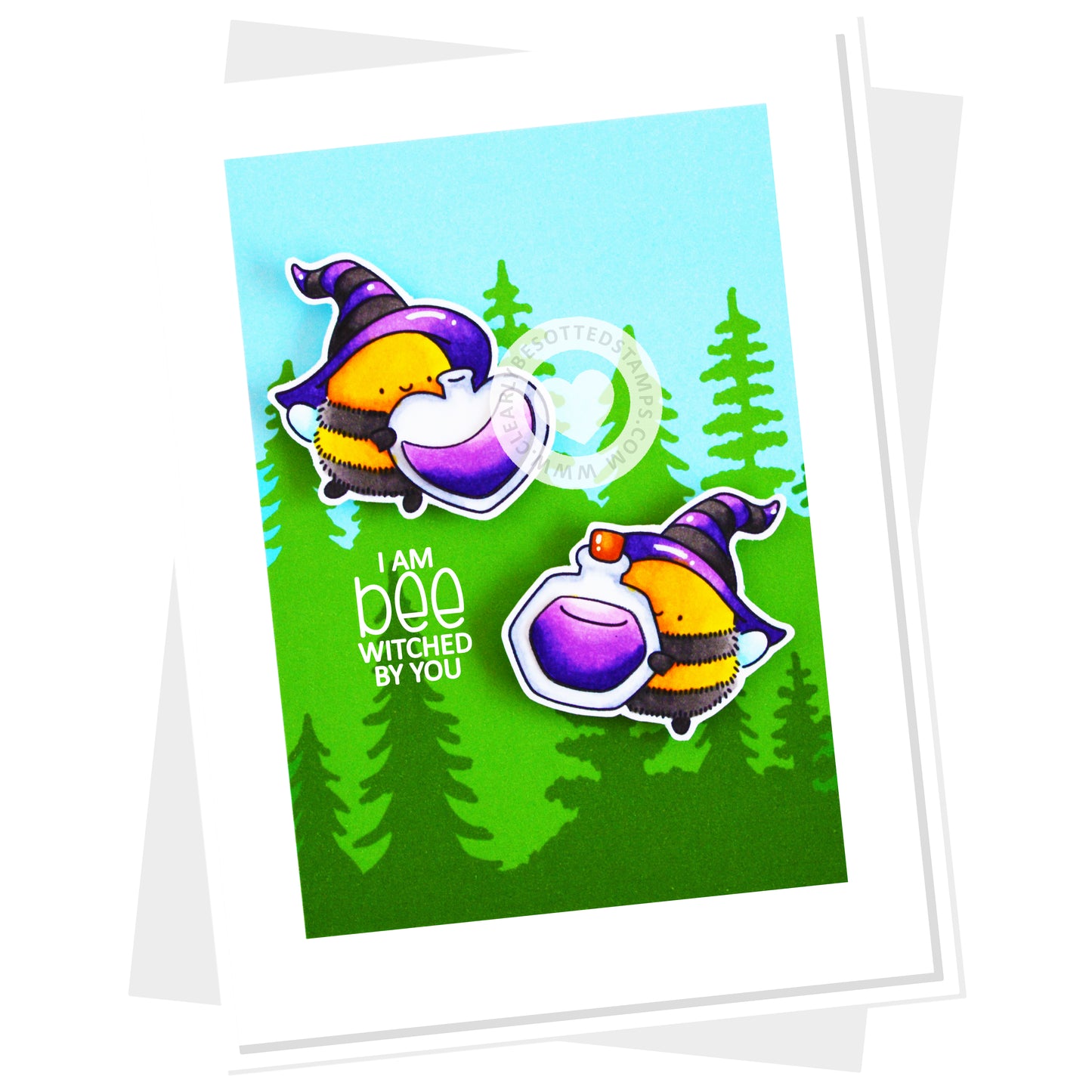 Festive Forest Stencil