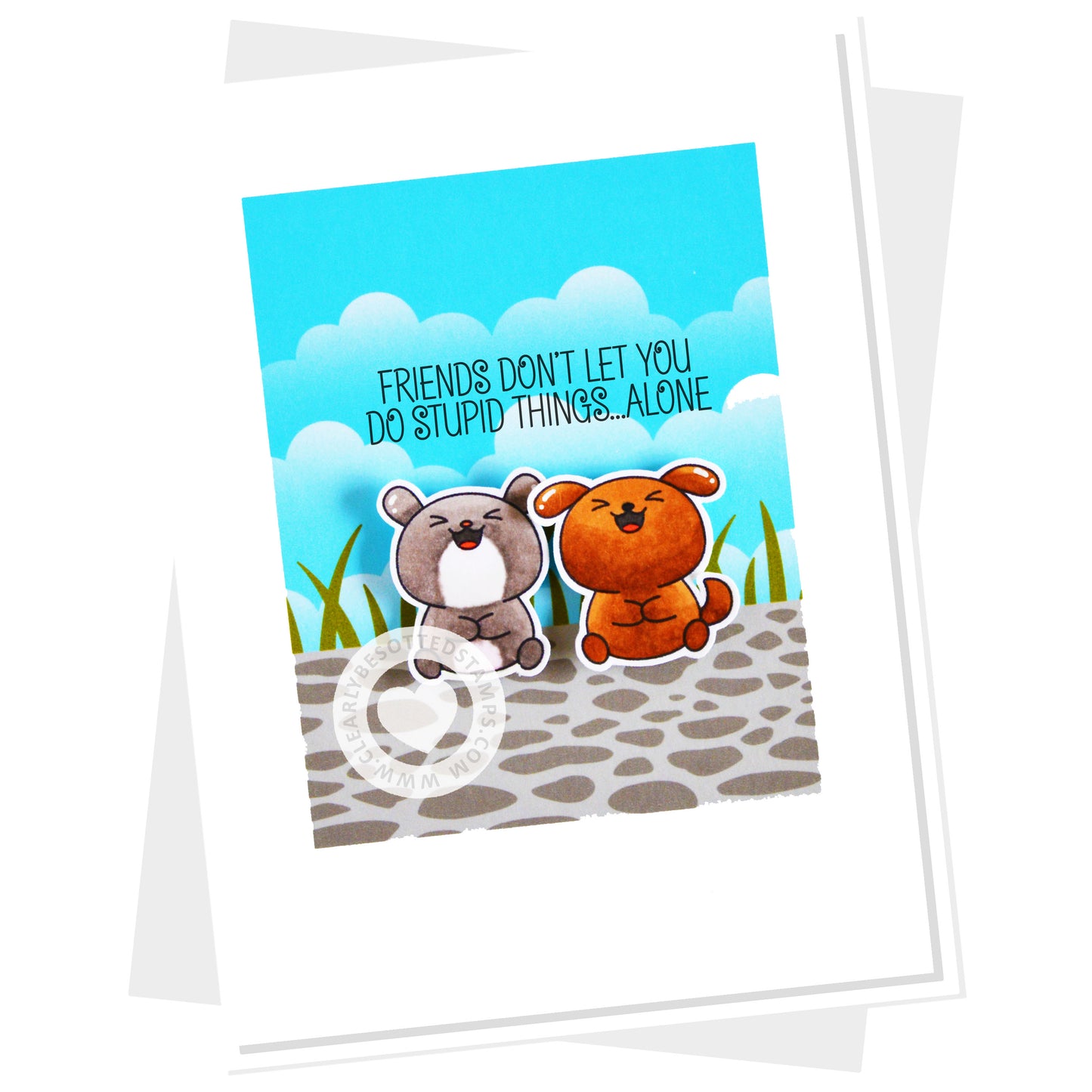 Green Green Grass Stencil