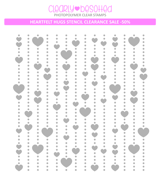 Heartfelt Hugs Stencil