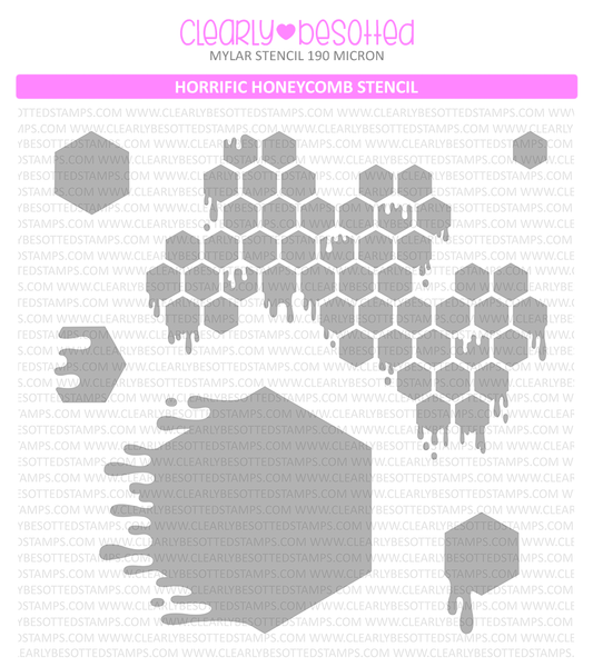 Horrific Honeycomb Stencil