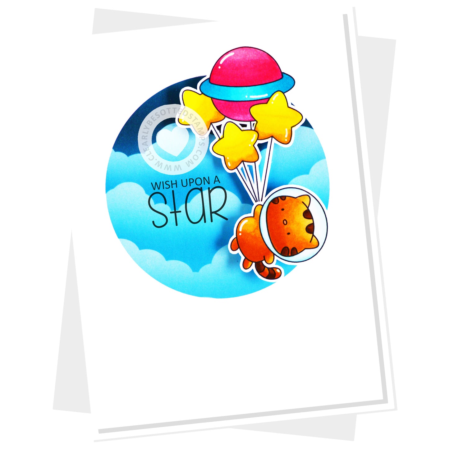 In The Clouds Stencil