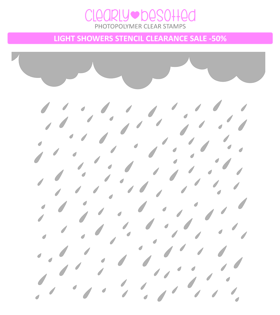 Light Showers Stencil