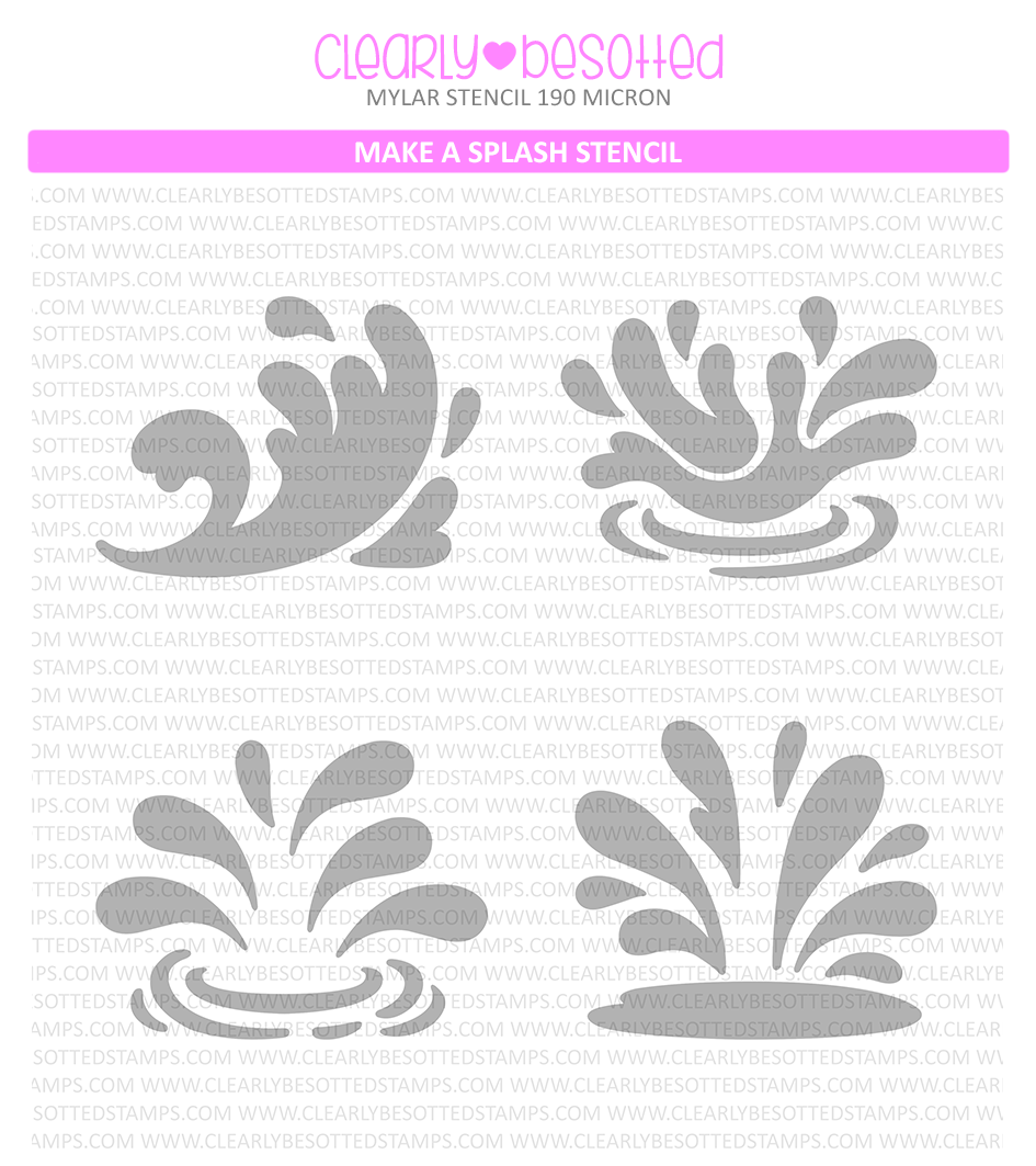 Make A Splash Stencil