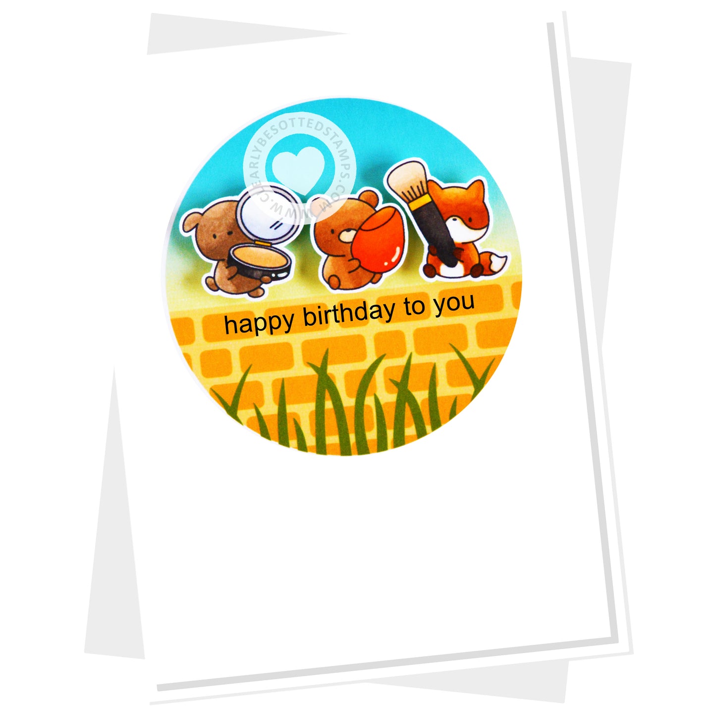 Green Green Grass Stencil