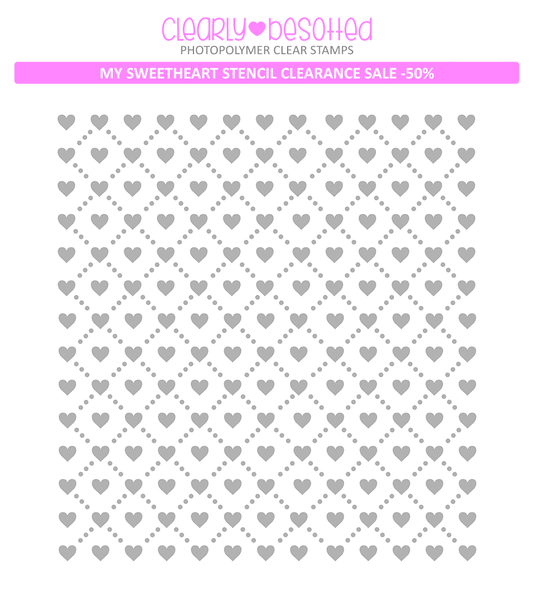 My Sweetheart Stencil
