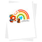 Rainbow Love Stencil