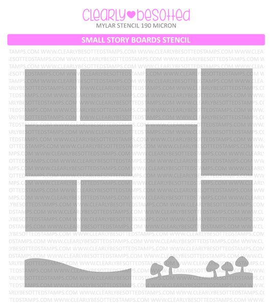 Small Story Boards Stencil