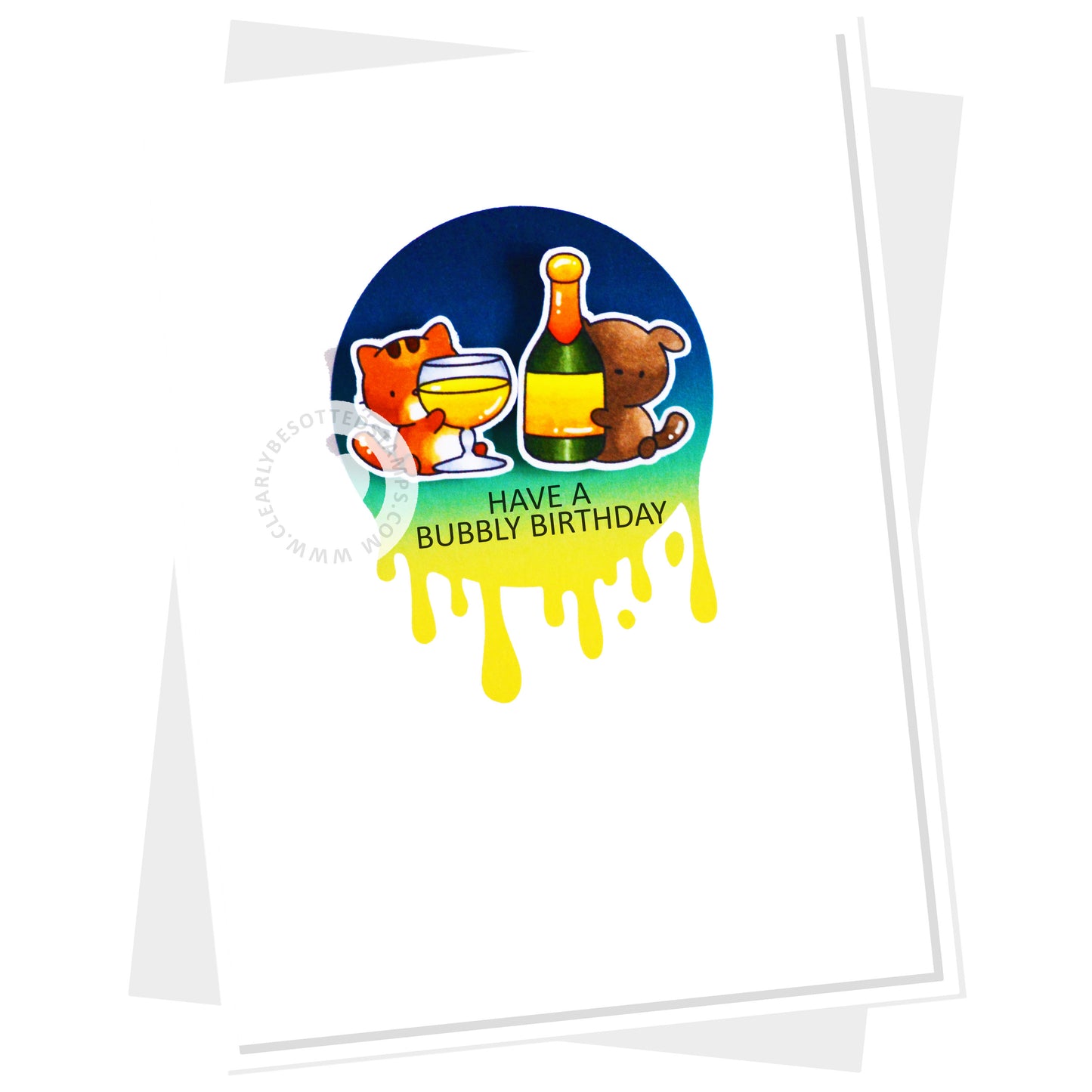 Splattered Shapes Stencil