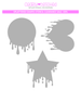 Splattered Shapes Stencil