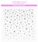 Sprinkled Stars Stencil