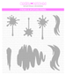 Strokes & Splotches Stencil